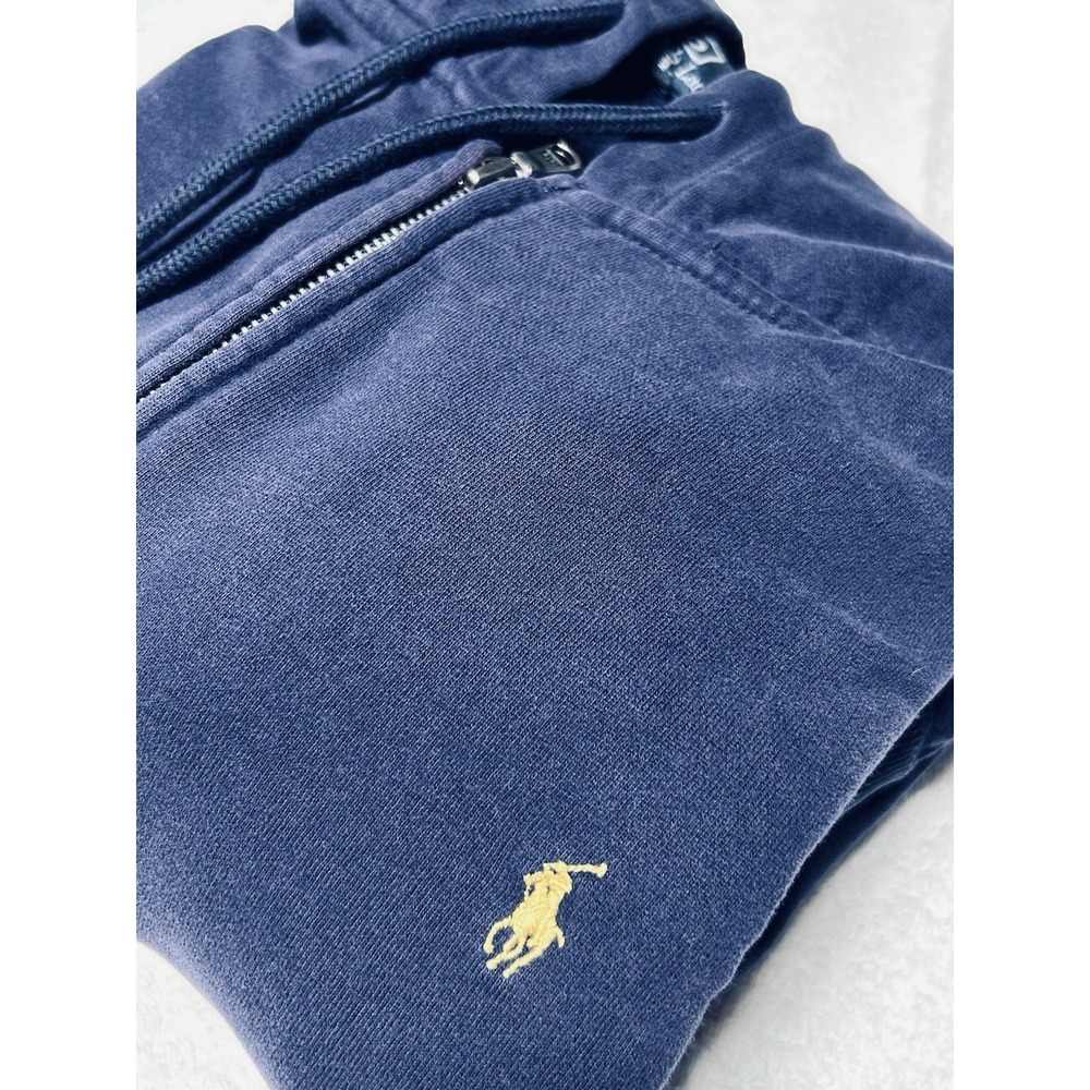 Polo‎ Ralph Lauren Men's Thermal Lined Full Zip Hoodie Size XXL Bluish Purple